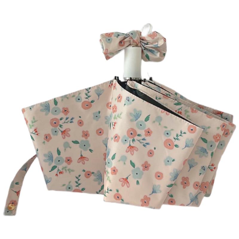 AIOSC Floral Compact Dual-Use Umbrella