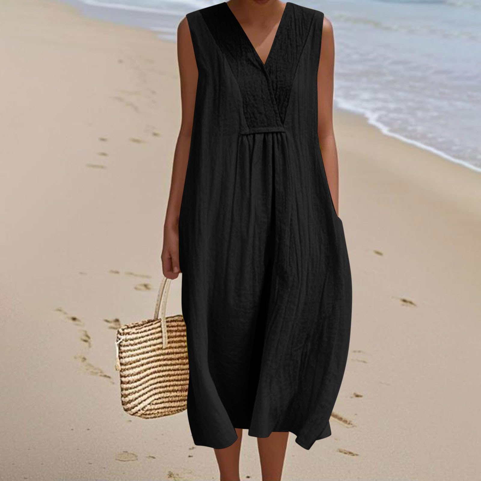 Women s Fashionable Loose-Fit Casual Dress S