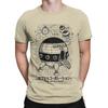 Men TShirts Capsule Corp Spaceship Funny Cotton Tee Shirt Short Sleeve Anime DBZing T Shirt Crew Neck Tops Breathable Cotton