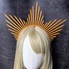Jugendliche Schüler Halloween Haarband mit Sonnenstrahlen Stacheln Cosplay Engel Heilige Form Stachel-Haarbänder Auftritte Haarreifen