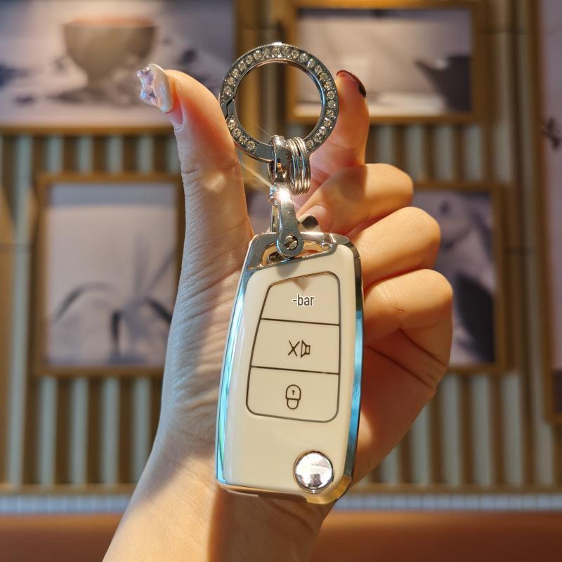 Compatible with Tie Jiangjun 6031: Car Key Case with Buckle