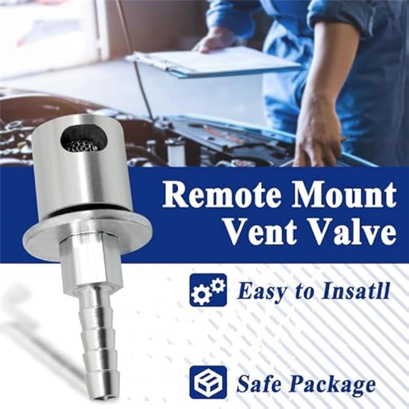ABLZ-Replacement Parts- Detachable Remote Mount Vent Valve(2 Pieces), For Fuel Tank Vent Lines, 5/16 Inch Barb Size
