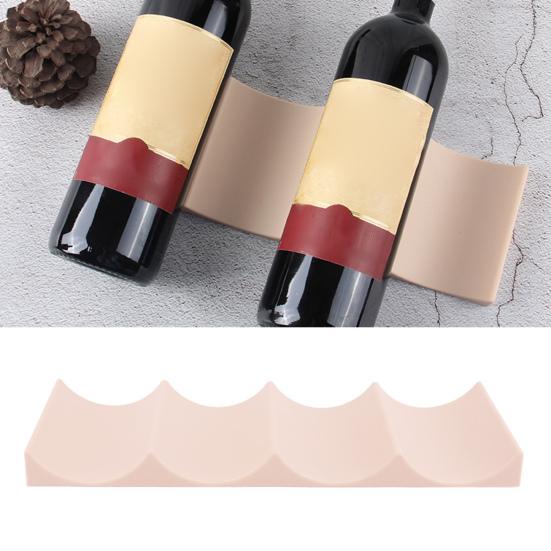 

Держатель для вина, противоскользящий, экономящий место, штабелируемый практичный держатель для банок из полипропилена для дома