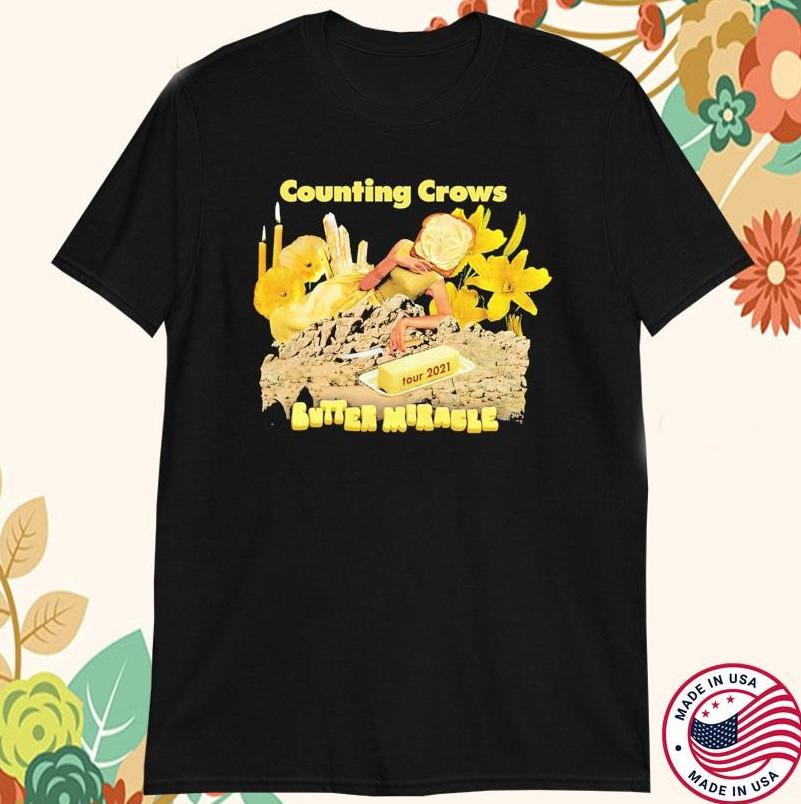 Vintage Counting Crows Butter Miracle 2021 US Tour T-shirt size S-5XL XXXL