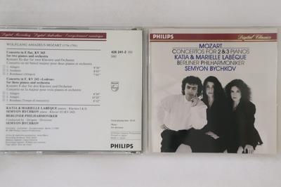 CD SEMYON BYCHKOV - Mozart Concertos For 2 & 3 Pianos 4262412 PHILIPS Japan Classical Used