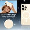 Anti-Yellowing Mag Safe Phone Cover for Magsafe Iphone 17 Pro Max Air 17Pro Iphone17 16 Plus 16E 15 14 Pro 13 Pro Clear Glitter Case