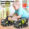 Kids Construction Truck Toy Inertia Drive Movable Joints Engineering Vehicle Toddlers Oil Tank Carrier Excavator Mixer Crane Dump Truck Toy