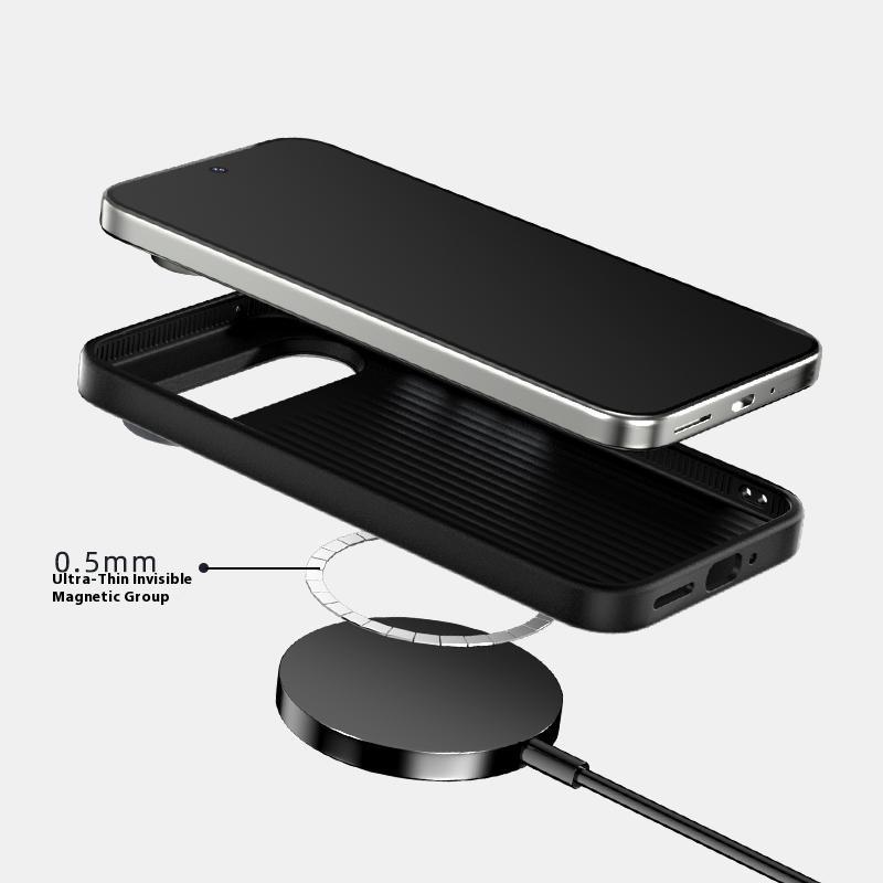 ABEEL Magnetische Hülle für Google Pixel 10 Pro XL mit Aufdruck PC TPU Aluminiumlegierung Leder Handyhülle