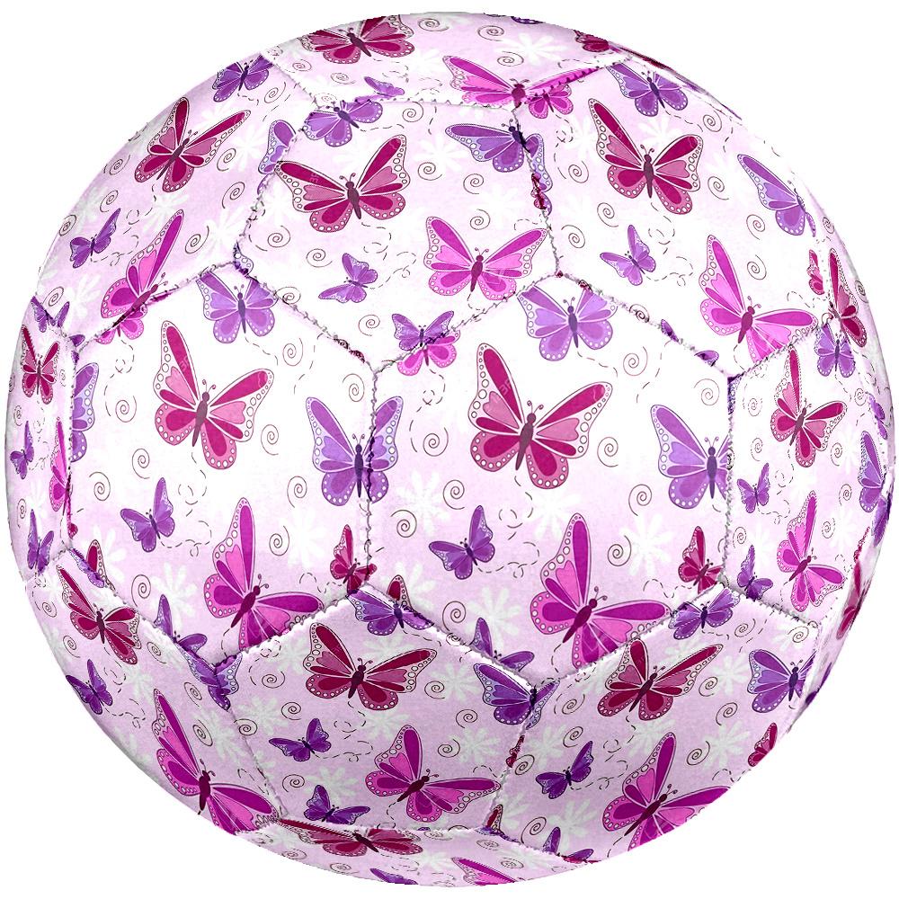 1PC Butterflies Flowers Soccer Ball Size 5 Football Machine Sewn Indoor/Outdoor Universal Football W31