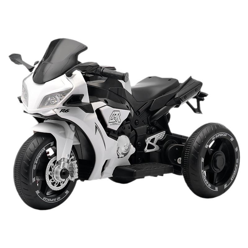 Kids' Electric Tricycle: Battery-Powered Ride-On Motorcycle with Remote Control for Boys and Girls.
