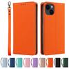 Premium Litchi Pattern Magnetic Flip Leather Wallet Case for Apple IPhone 17 16 15 14 13 Pro Pro Max Plus