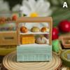 [Jn]Dollhouse Miniature Simulation Mini Pantry Model Diy Accessories Scene Props Decor Toy