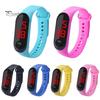 Adjustable Strap Button Control LED Display Electronic Digital Watch Bracelet