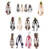 8pcs Siren Head Figures Safe Pvc Miniatures Cake Topper For Kids Ornament