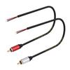 Speaker Wire Auditory Male To Open End Pigtail Splitter Adapter Cable for Players Speakers Home Auditory