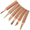 6pcs  Free Copper Iron Solder Tip K SK 1C 3C B I For 936 Soldering Stations