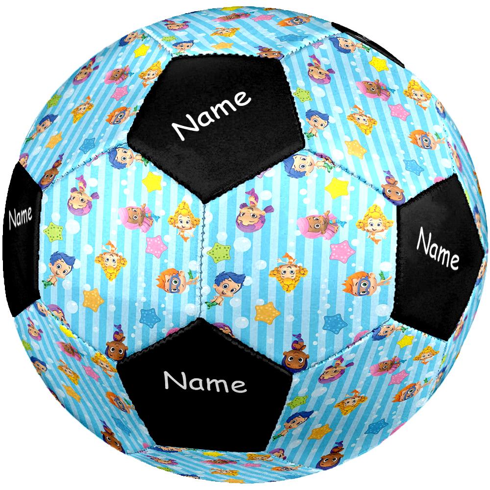 Custom Name Bubble Guppies Theme Size 5 Soccer Ball, Suitable for Both Indoor and Outdoor Matches, a Gift Suitable for Everyone.