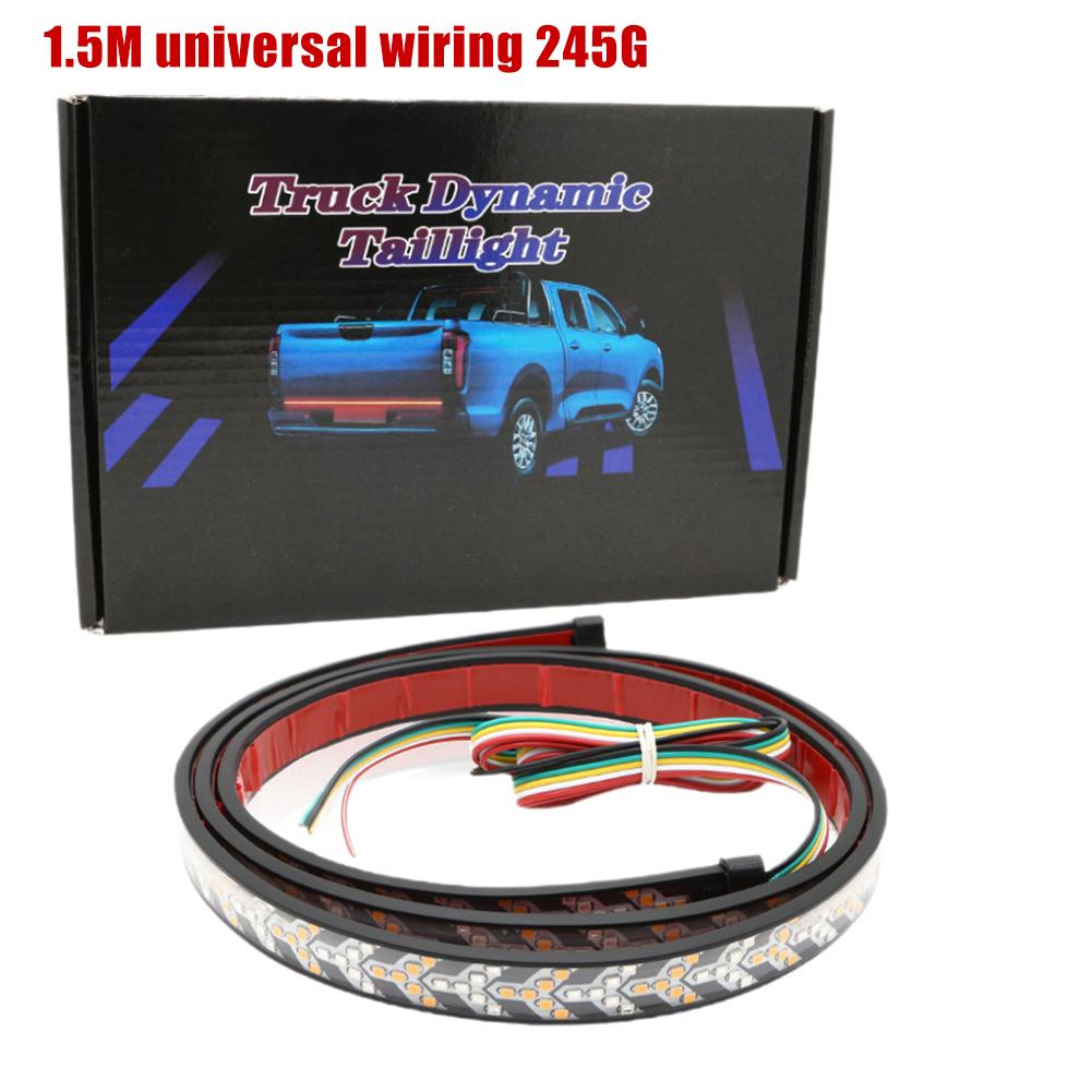 

High Bright LED Fishbone Lights 48/60Inch Pickup Truck Brake Turn Signal Lights IP67 Waterproof for Car Truck Trailer Auto Tools
