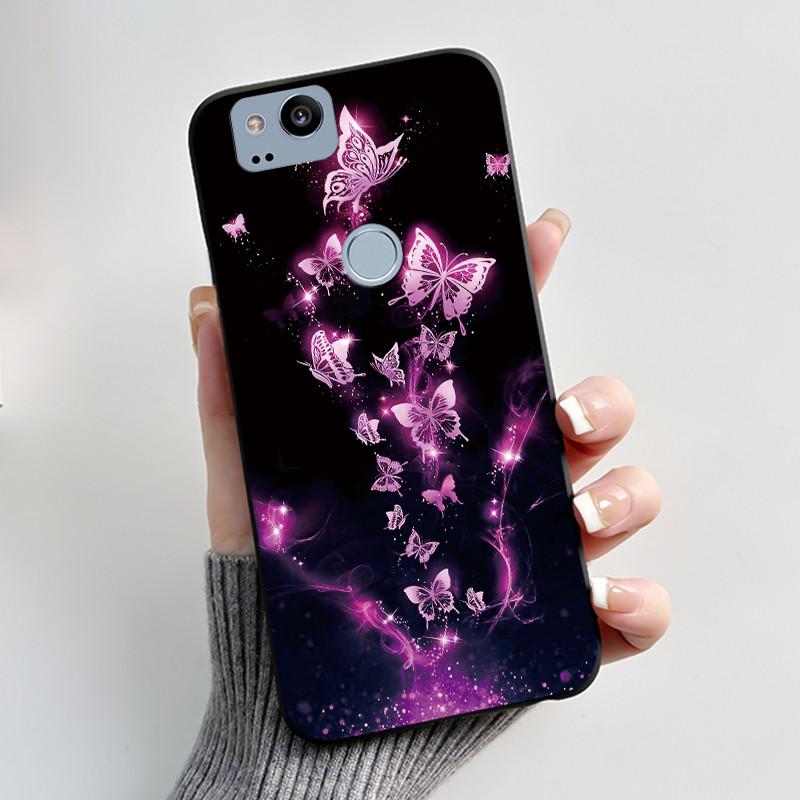 Pattern Case For Google Pixel 2 XL Pixel2 Funda Soft Silicone Shell For Google Pixel 1 XL Pixel1 Cover Cute Flower Casing Coque