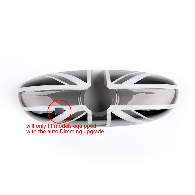 Artudatech New Auto Dim Interior Rear View Mirror Cover For MINI Cooper F55 F56 MK3