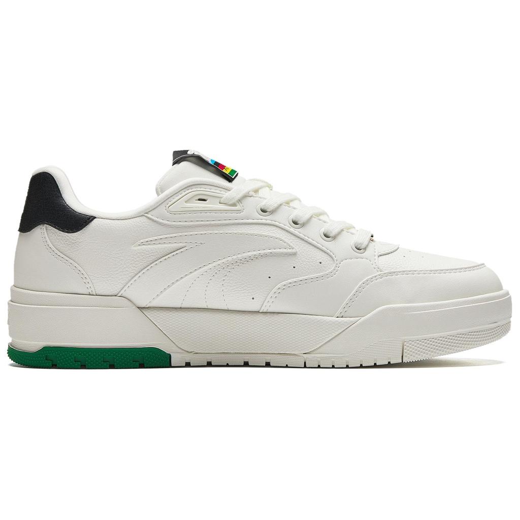 New Anta 982 Anti-Slip Wear-Resistant Low-Top Skateboard Shoes Men's White 112438077R-1