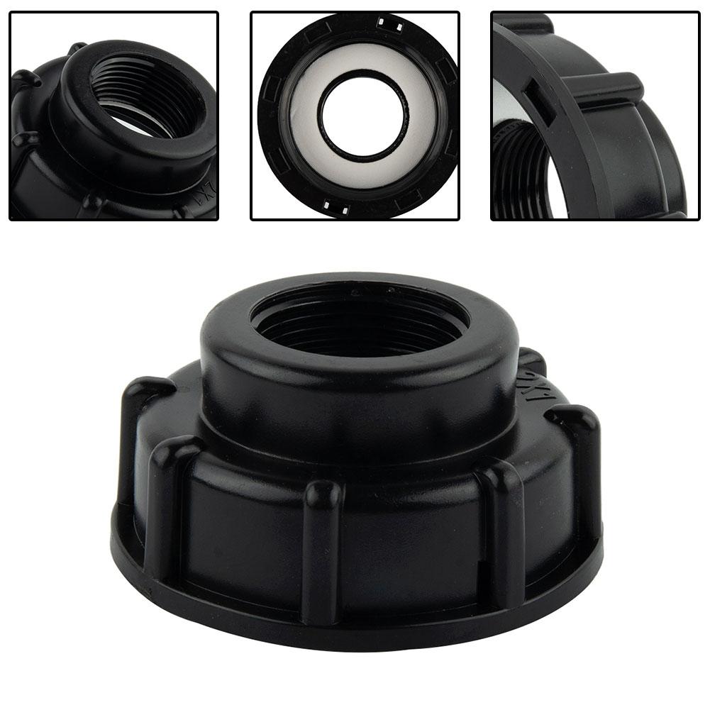1pc Tank Adapter 4 /6 /1 Inch Inner Black Female Adapter High Quality