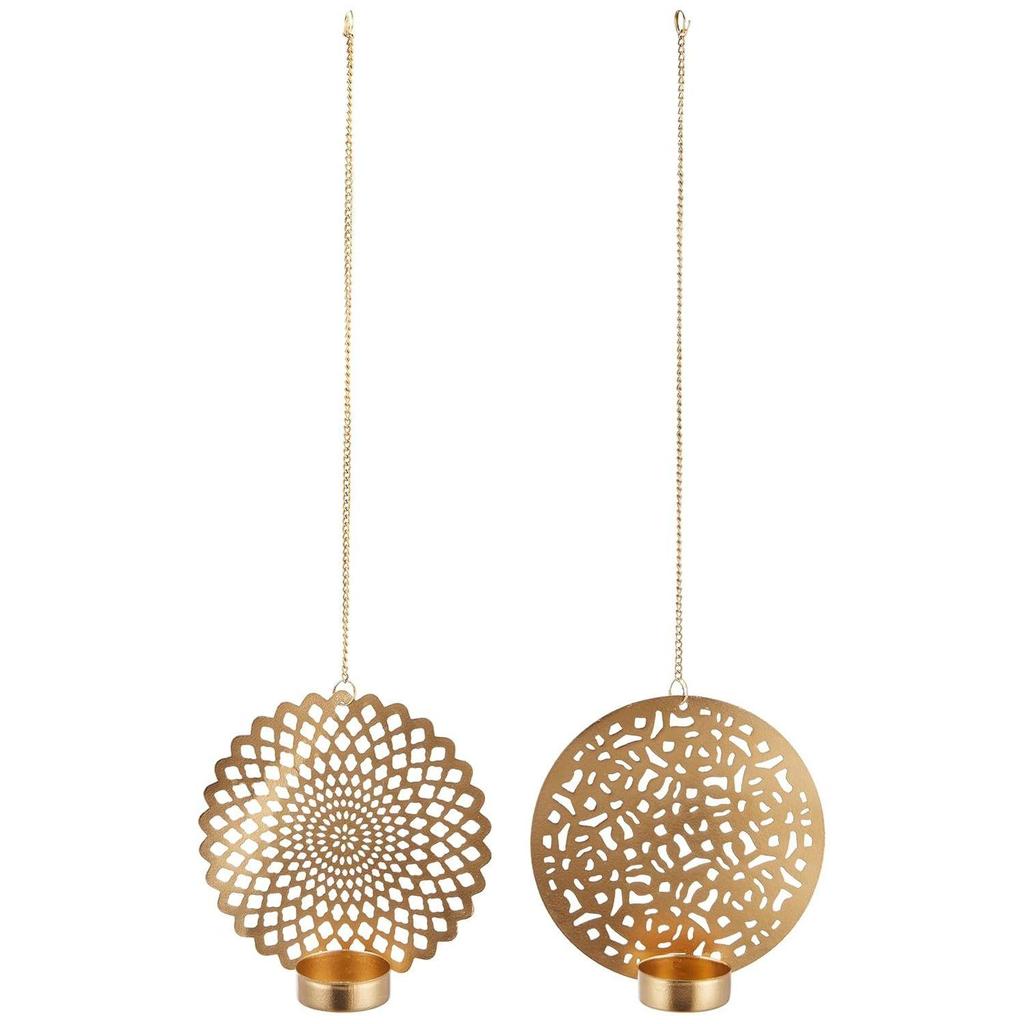 Designer Teelichthalter | Kerzenständer für Heimdekoration & zum Verschenken (2er Set)