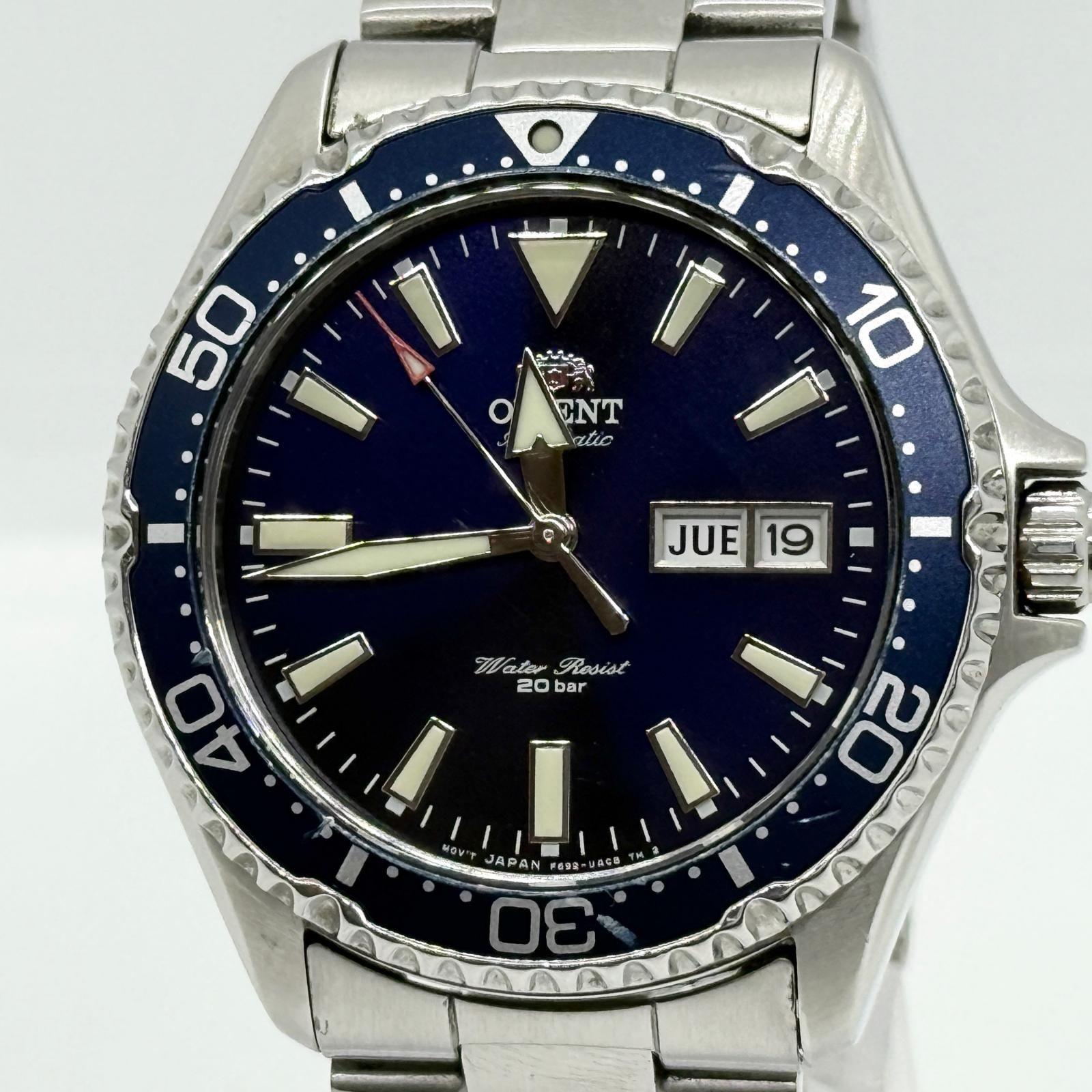 ORIENT Orient Sports Diver F692-UAA0 Navy AT Men s Watch Working Item