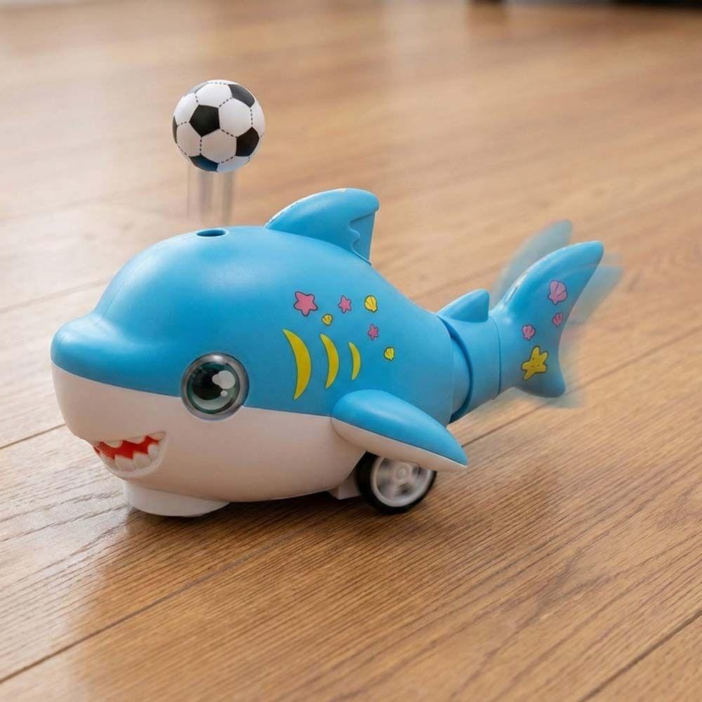 Portable Floating Ball Blowing Toy Mini Sensory Baby Toy Electric Swivel Shark Toy  Montessori Toy