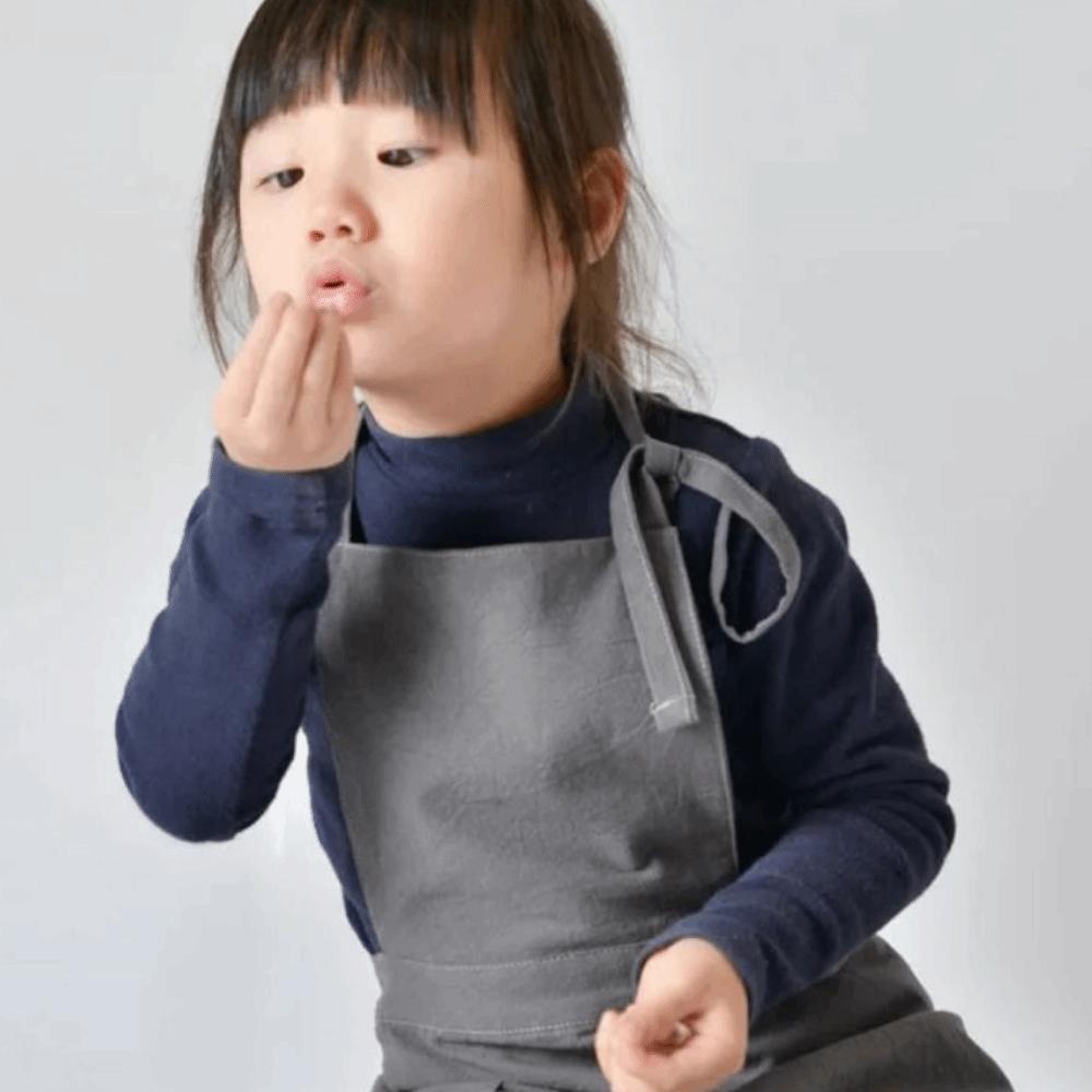 Adult/Children Florist Apron Solid Color Gardening Work Uniform Children's Apron  Craft Workshop