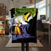 Coperta in Flanella con Stampa Personaggi Dragon Ball, Alta qualità Confortevole per Tutte le Stagioni, Arredamento per la Casa, Calore e Comfort, Perfetta per Regali di Natale