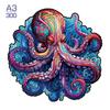 Whale 3d Jigsaw Wooden Animal Puzzles Toys Underwater World Fish Unique Puzzle Gift Interactive Games Educational Toy