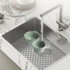 Silicone Sink Protector Mat Anti Slip Non-slip Sink Mat New Tableware Drainage Drying Mats  Kitchen