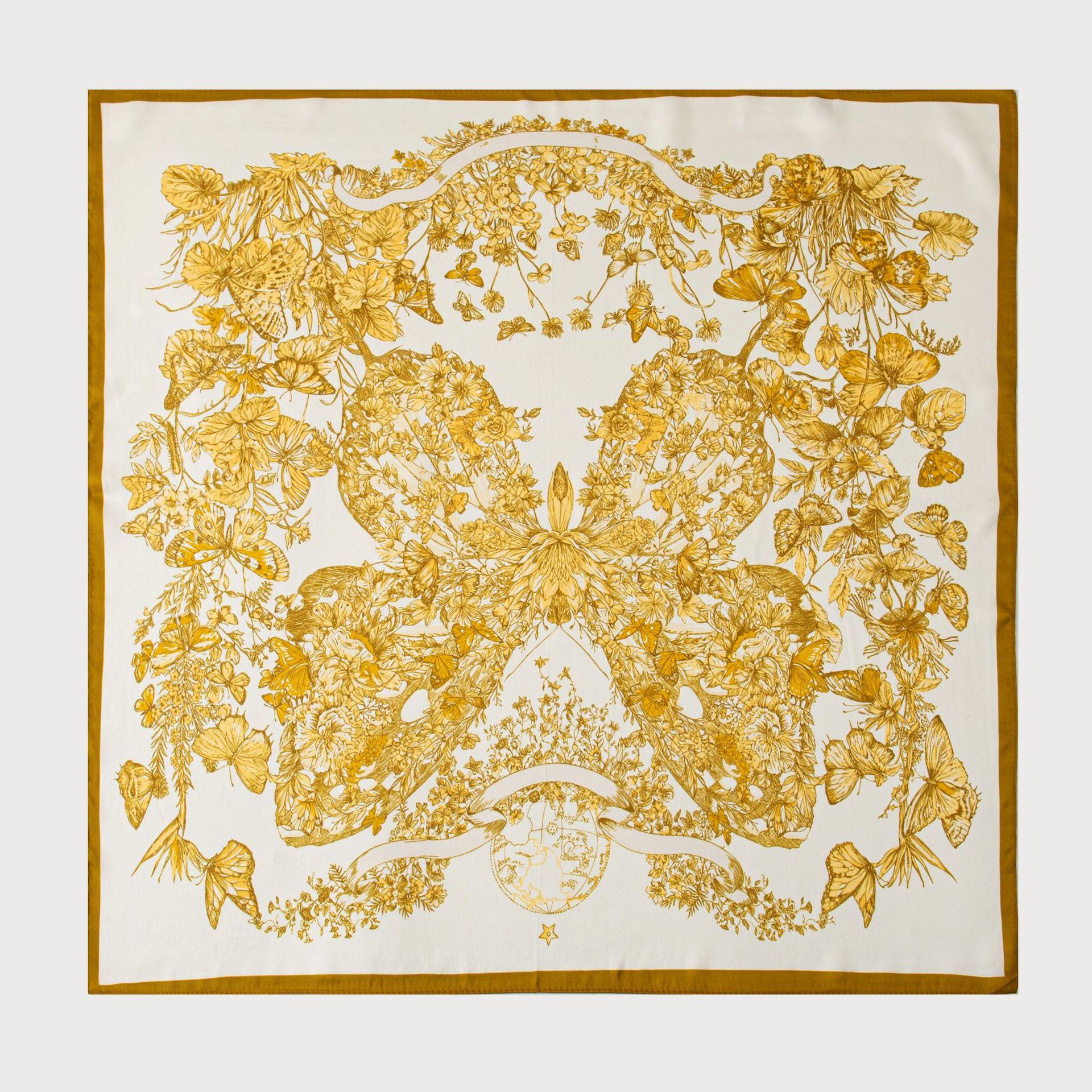 

Silk scarf square scarf high sense fashion 100% mulberry new commuter scarf bag strap