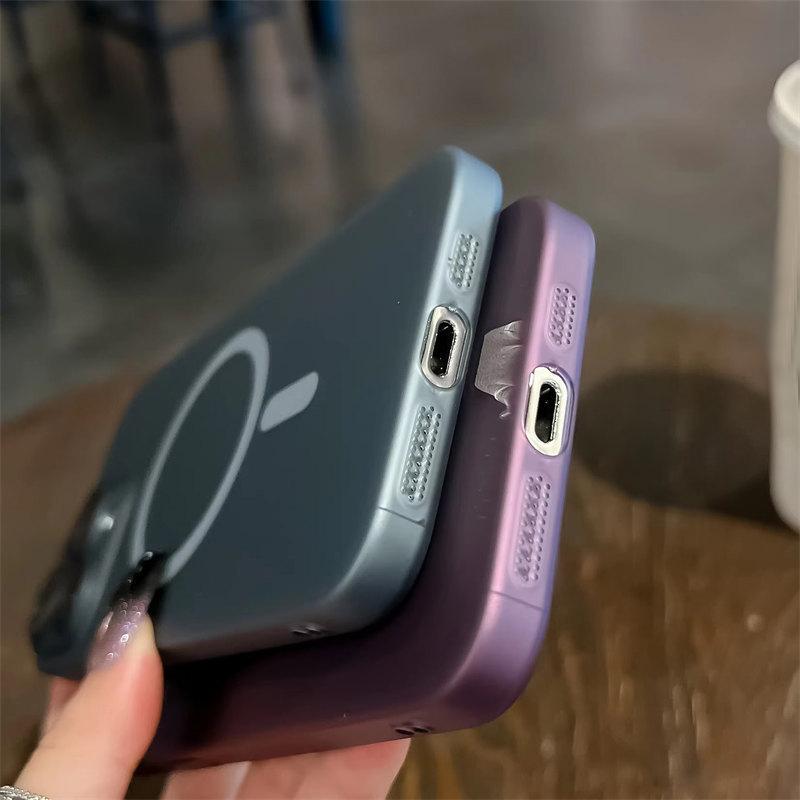 Matte Translucent Skin Touch Ultra Thin Slim PC Case for iPhone 11 12 13 14 15 16 Pro Max Wireless Charging Magsafe Lens Film Cover