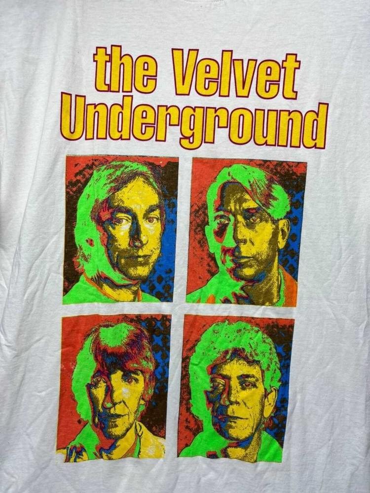 

Vintage 1993 the Velvet Underground On Tour Tshirt Cotton Tee S5XL MO506 Unisex T-Shirt XL