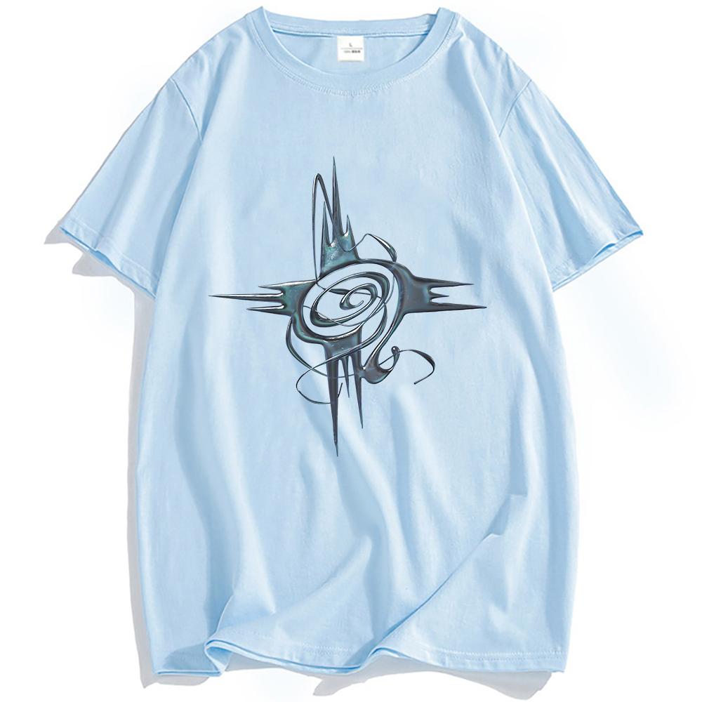 Men Tees Bad Suns Accelerator Album Graphic T-shirt Rock Band Grunge Unisex Streetwear Short Sleeve Cotton Soft Tshirts Male Top