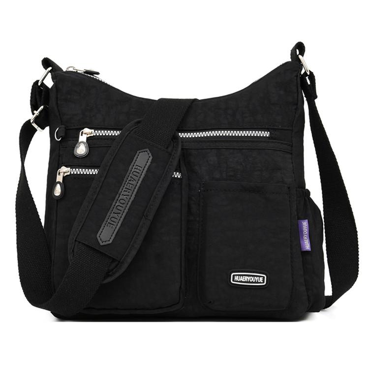 Fashi Hochwertige Handtasche Damen Umhängetasche Damen Schultertasche Damen Umhängetasche Nyl wasserdicht Damen Geldbörse sac a main