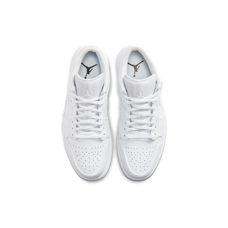 Air Jordan 1 Low Triple White Men Sneakers 553558-130
