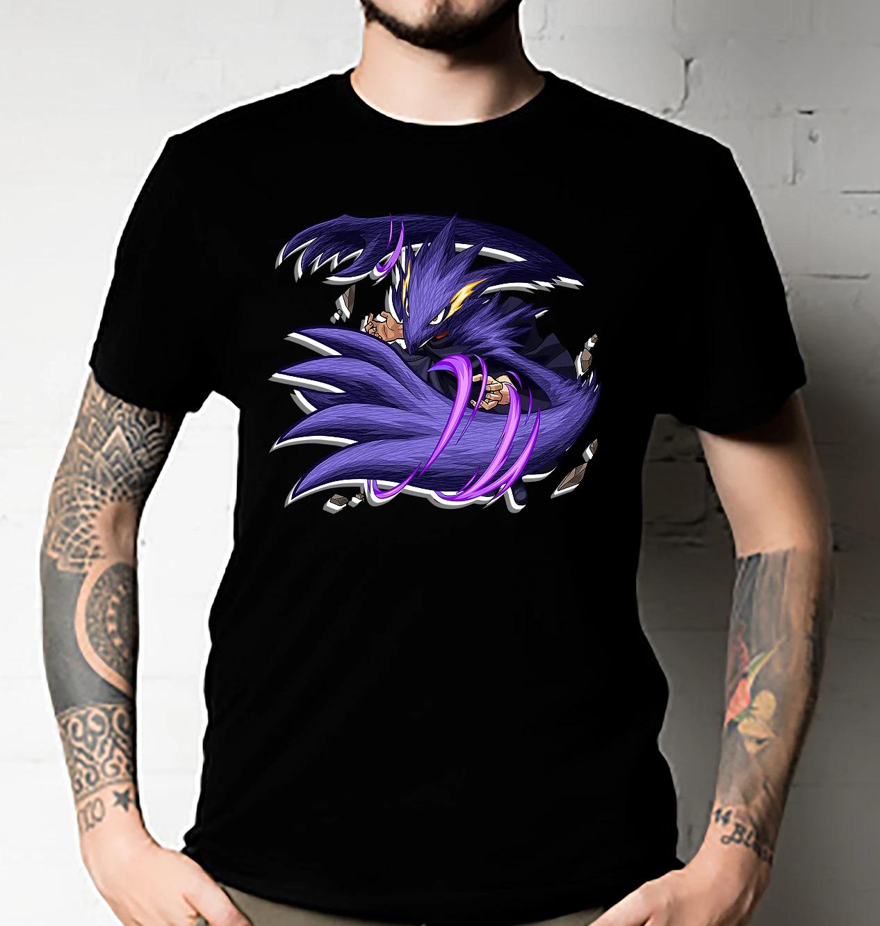 Men s and Women s T-shirts Fumikage Tokoyami Manga Strip My Hero Academia Anime M