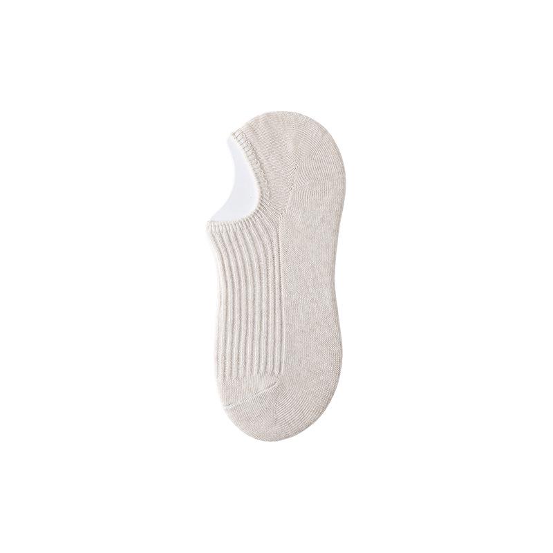 Women s Cotton Ankle Socks - Non-slip, Thin Silicone, Macaron Colors for Spring/Summer покинуть белый