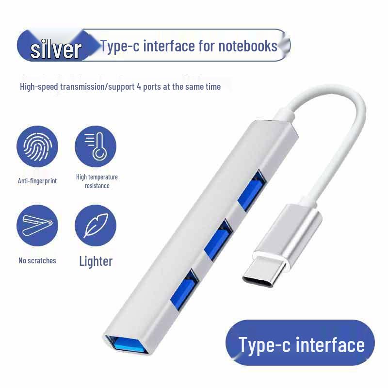 USB 3.0 Type-C 4-Port Expansion Hub for Laptops