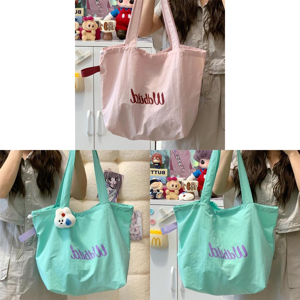 Korean Style Single Shoulder Bag With Large Capacity For Daily School And Casual Use