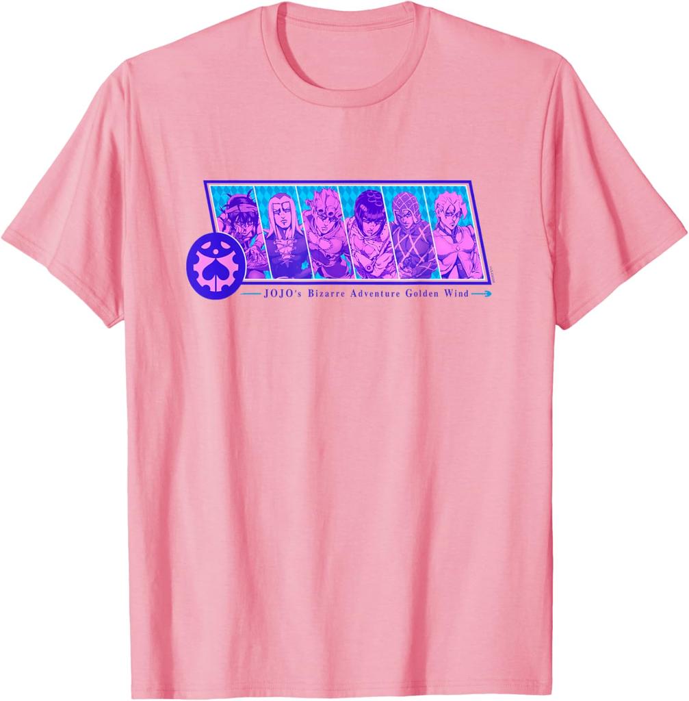JoJos Bizarre Adventure Group Crest Badge Anime Fashion Casual Funny TShirt S6XL Summer