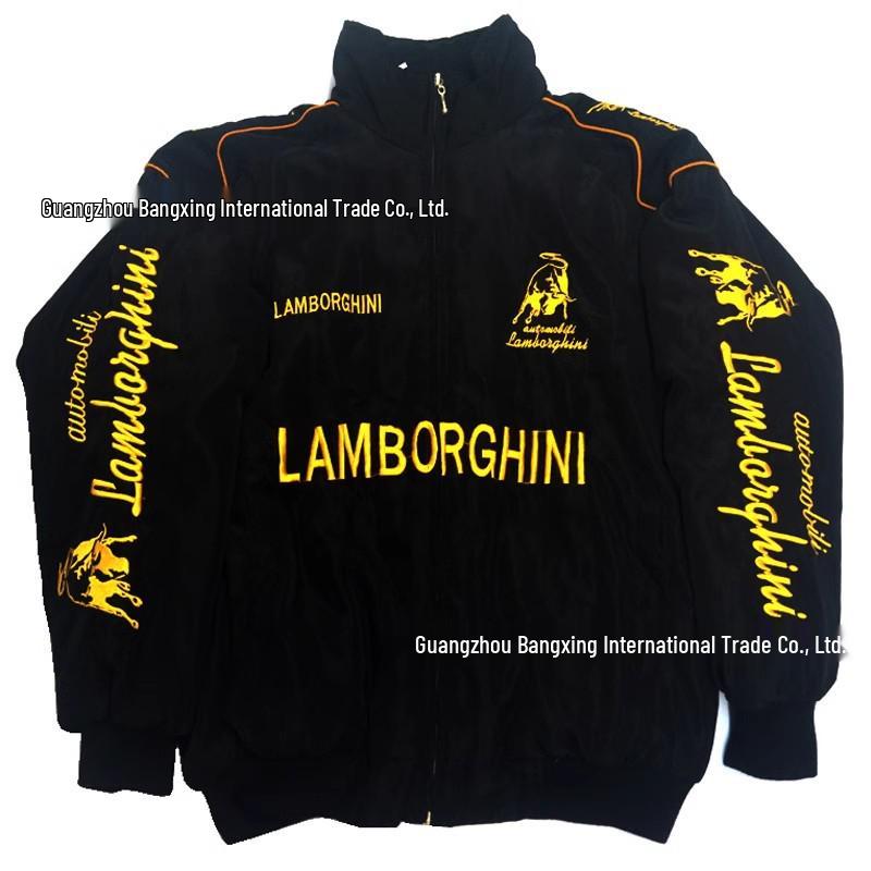F1 Embroidery Racing & Cycling Suit - Retro American Style Jacket for Men & Women