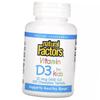 Vitamin D3 for Children, Vitamin D3 for Kids, Natural Factors  100 Tablets (36406032)