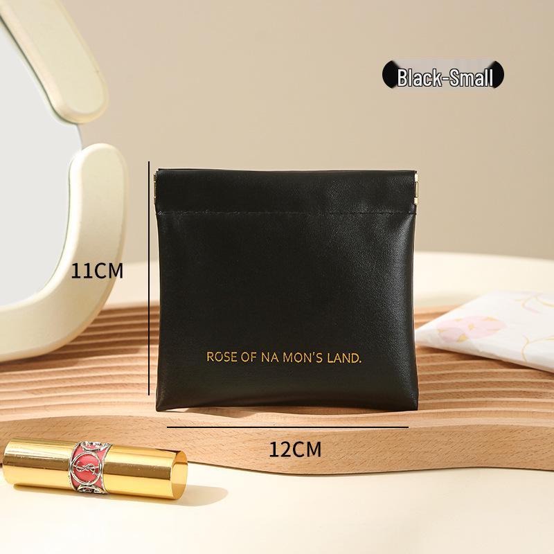 High-Value Portable Storage Bag for Cables, Lipstick, Cosmetics, and Glasses with Automatic Closure