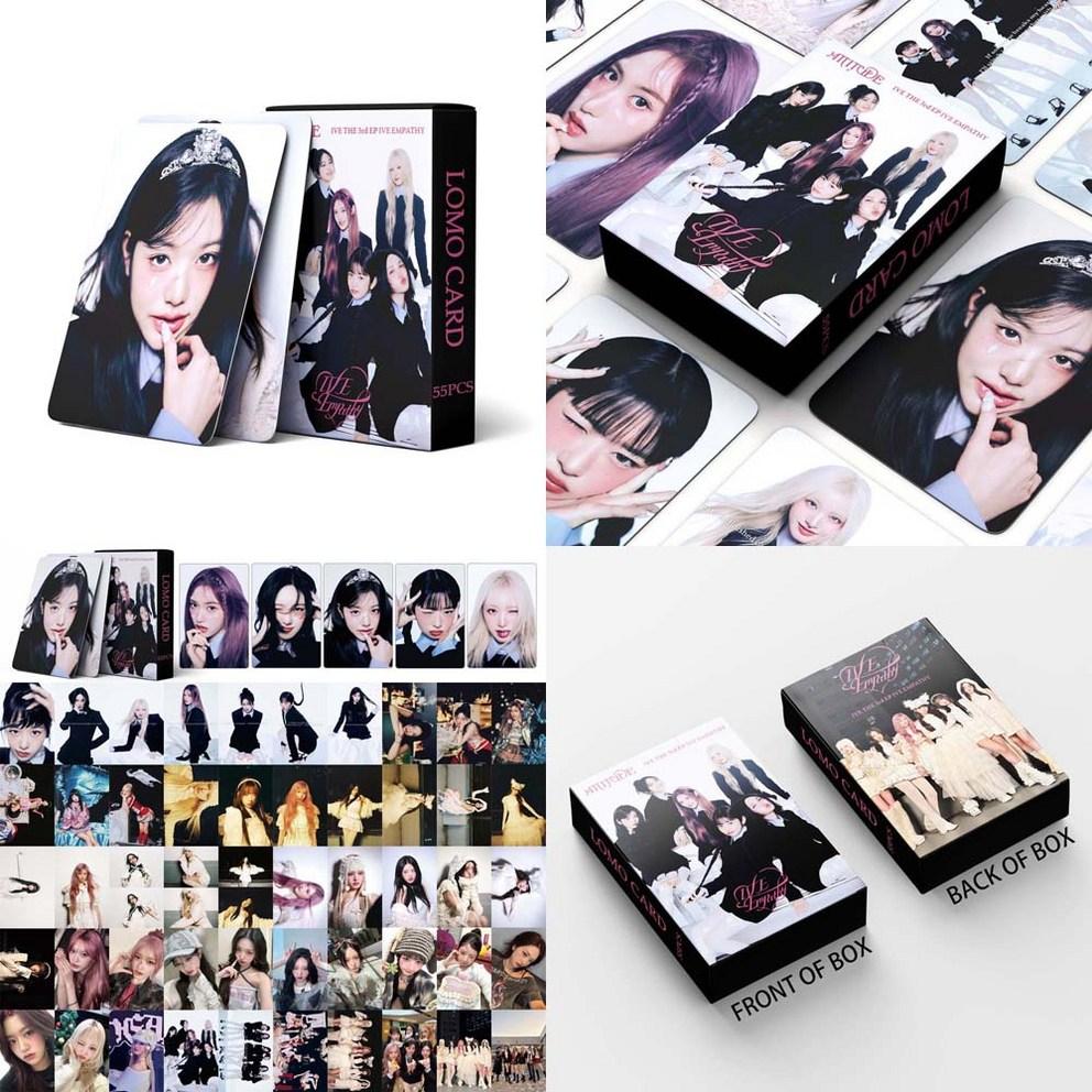 Ive Empathy EMPATHY Level Heart Attitude Photocard 1 Box (55 Pieces) / Jang Won-young, An Yu-jin, Ray, Lee Seo, Gaeul, Liz