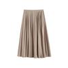 Fashion Style 2024 Autumn New Arrival Women's Commute Style Draping Effect Long Half-Length Pleated Skirt 05209923711