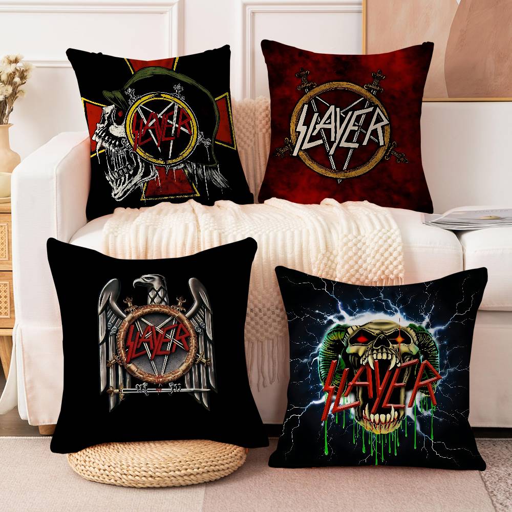 S-Salyer Font And Slayer Logo Cushion Cover 30x50 Polyester Sofa Cushions Decorative Throw Pillows Home Decoration Pillowcover